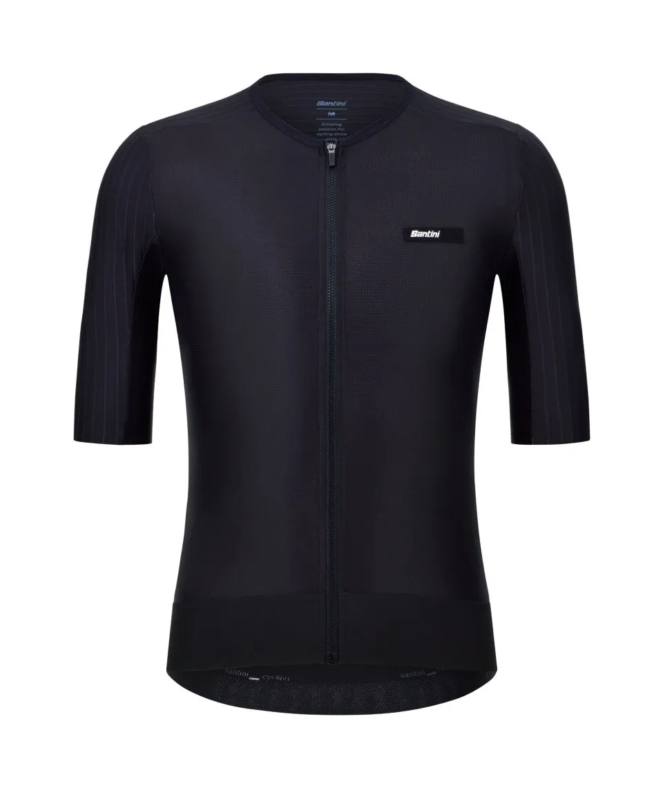 SANTINI Aero Race CC Short Sleeve Jersey - Black - Image 2
