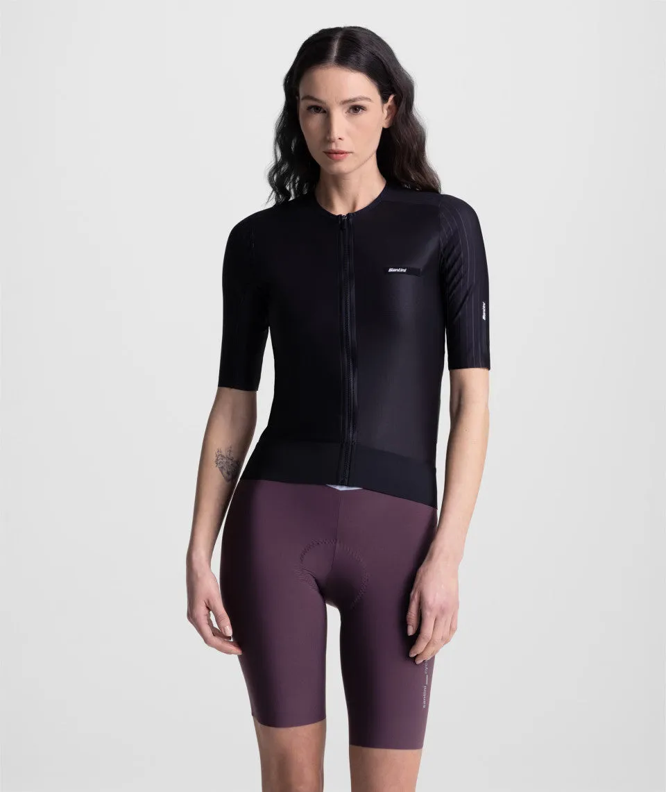 SANTINI Aero Race CC Short Sleeve Jersey - Black - Image 4
