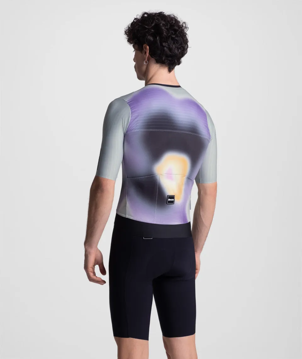 SANTINI Aero Race Unisex Jersey - Asfalto Grey - Image 3