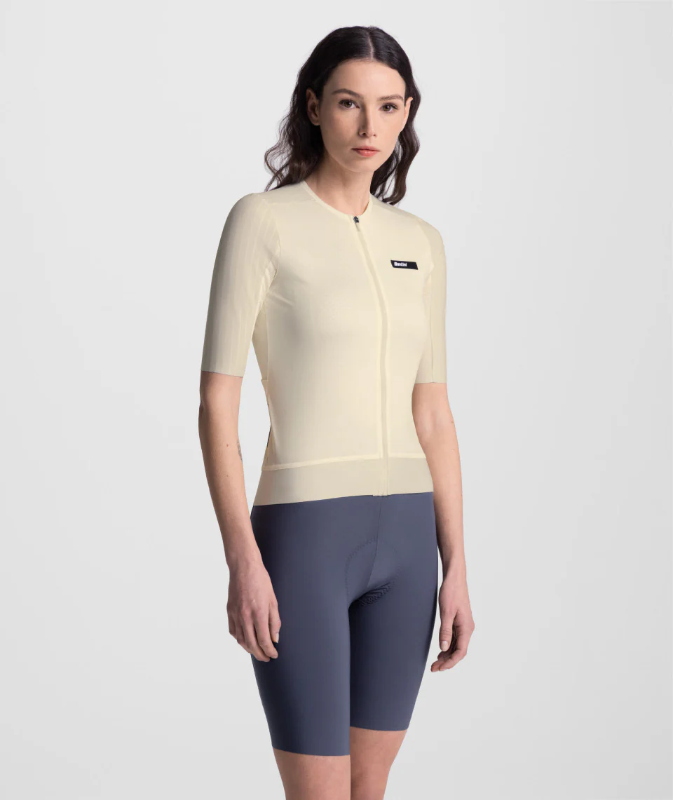 SANTINI Aero Race Unisex Short Sleeve Jersey - Cream - Image 2