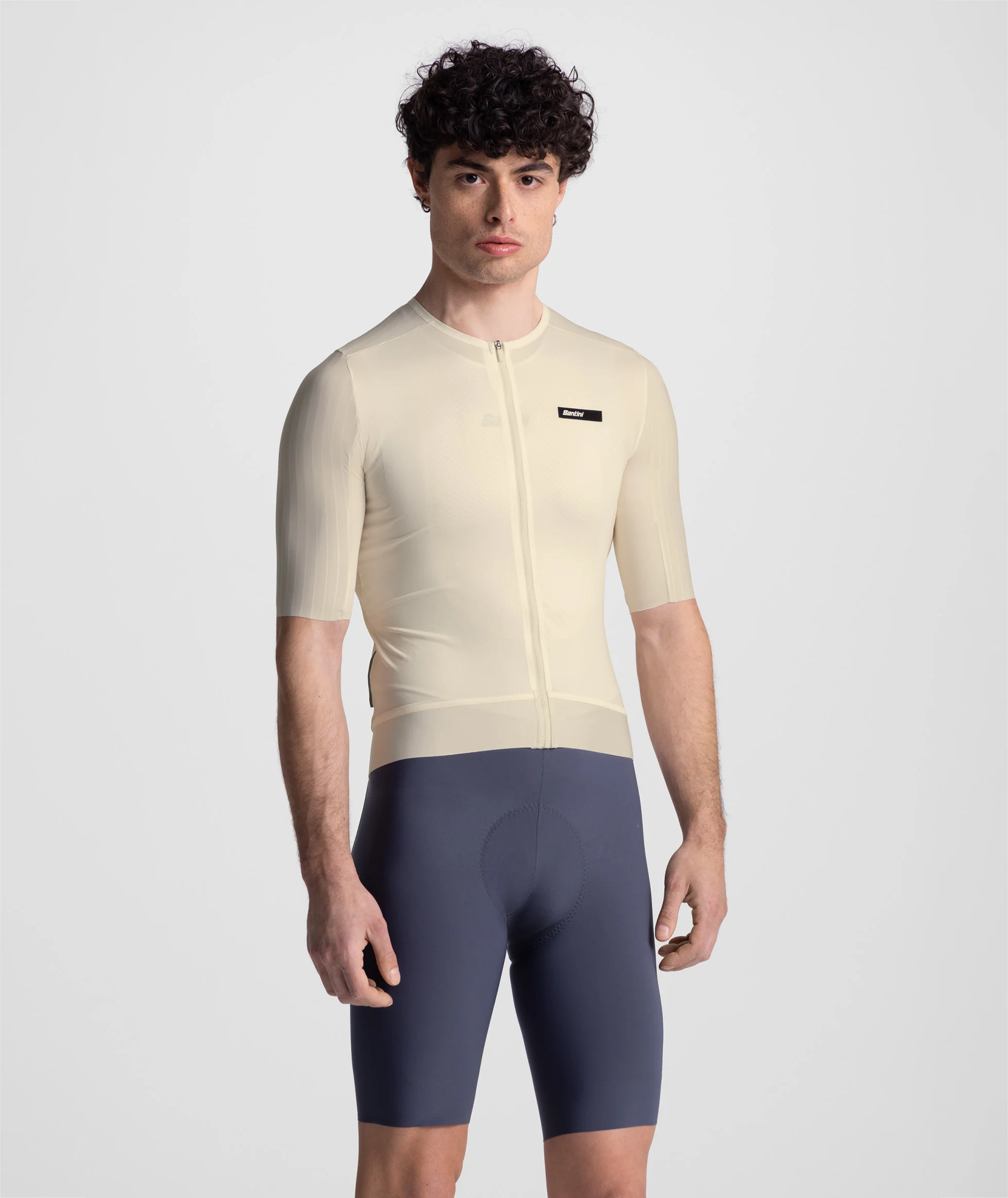 SANTINI Aero Race Unisex Short Sleeve Jersey - Cream - Image 3
