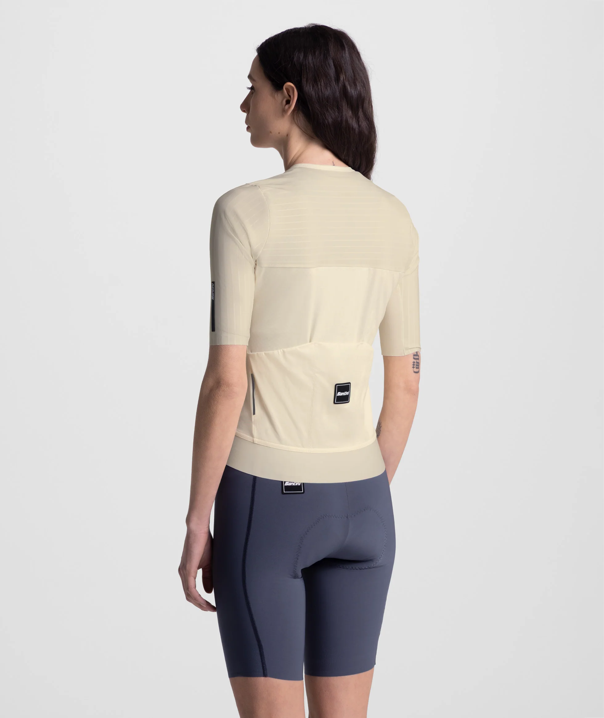 SANTINI Aero Race Unisex Short Sleeve Jersey - Cream - Image 4