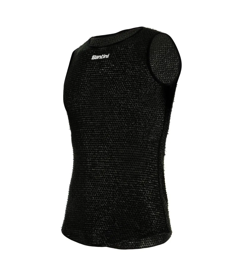 SANTINI Alpha Sleeveless Base Layer - Black - Image 2
