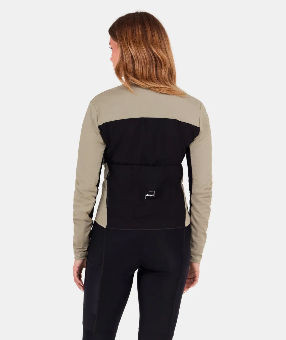 SANTINI Alpha Insulated Unisex Jacket - Capuccino - Image 4