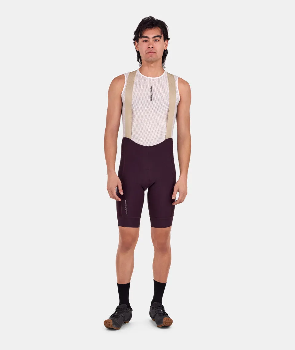 SANTINI Cargo Bib Shorts - Burgundy - Image 2