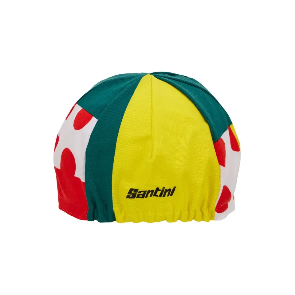 SANTINI Combo Cycling Cap - Print - Image 2