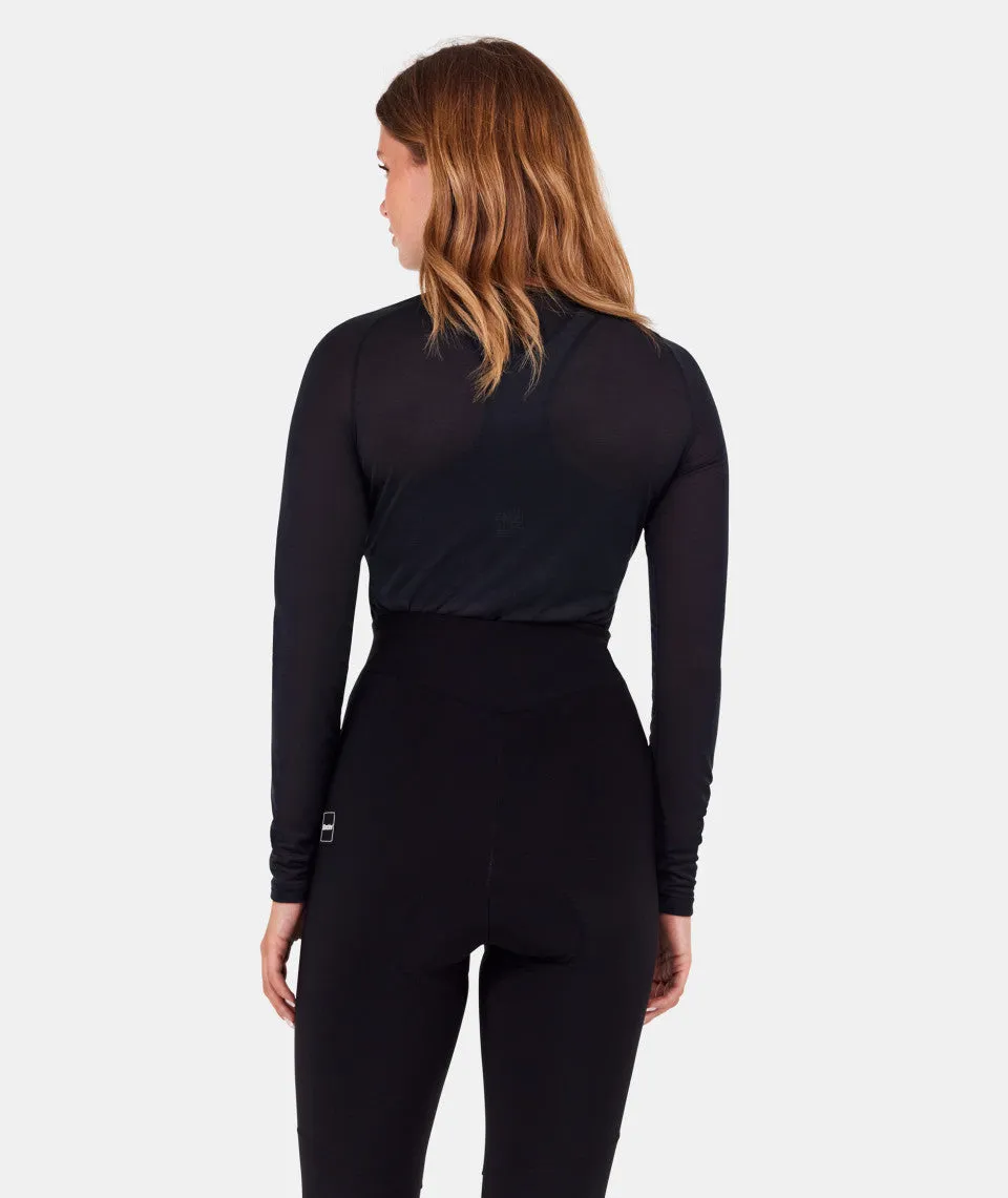 SANTINI Dry Long Sleeve Base Layer - Black - Image 3
