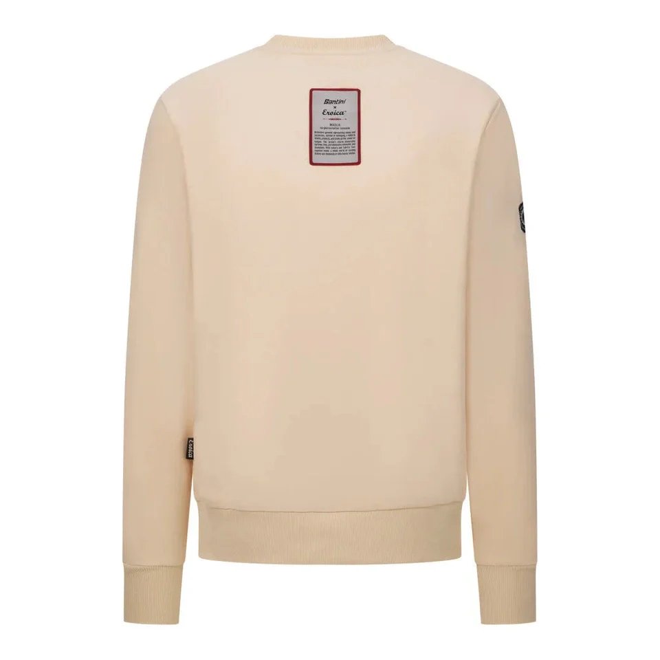 SANTINI Eroica Valle Crewneck Sweatshirt - Cappuccino - Image 2