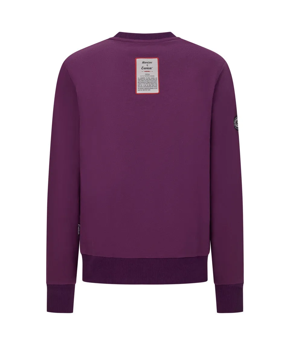SANTINI Eroica Valle Sweatshirt - Bordeaux - Image 2