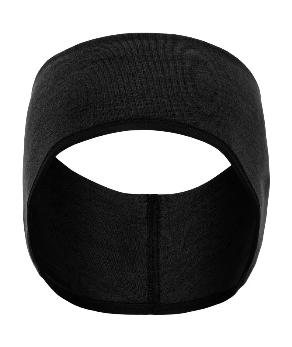 SANTINI Explorer Wool Headband - Black - Image 2