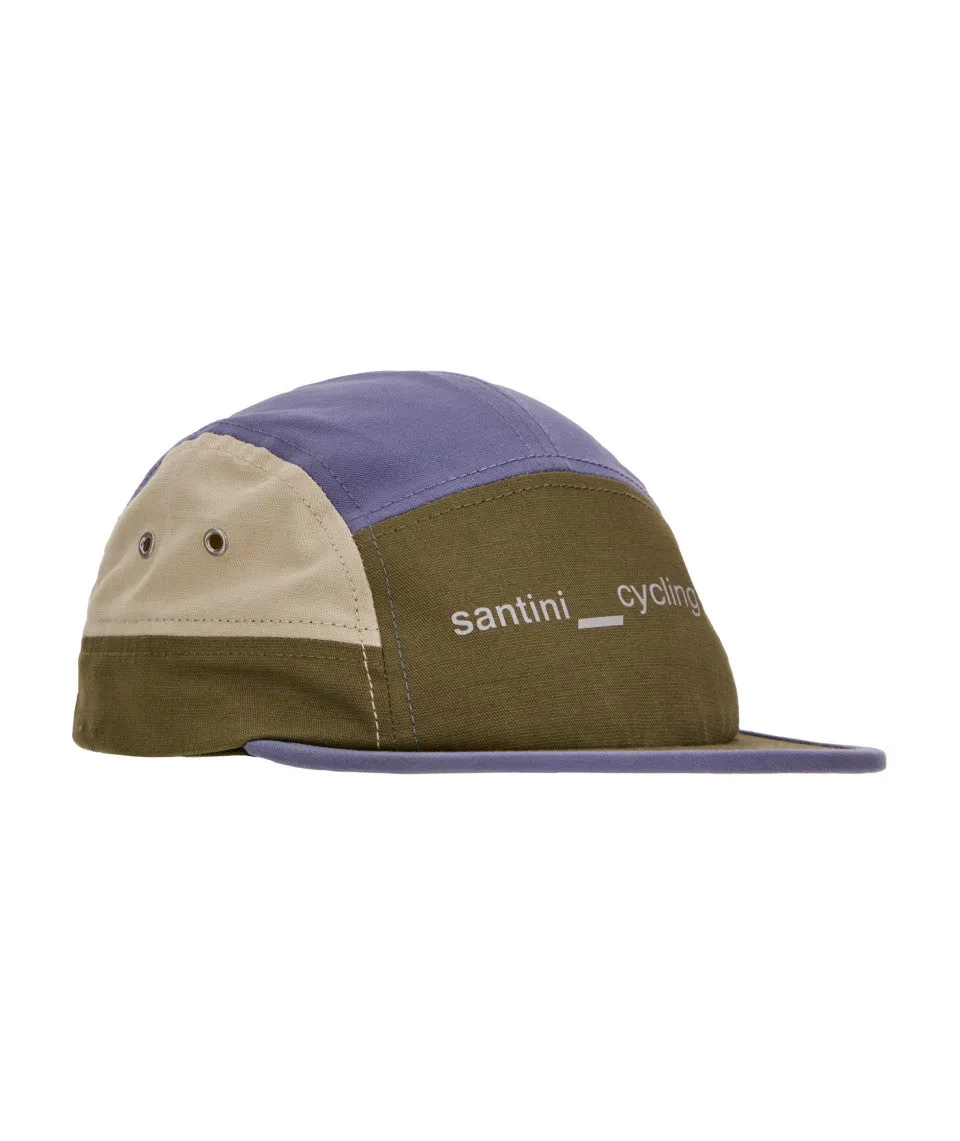SANTINI Flat Trucker Cap - Cappuccino - Image 4
