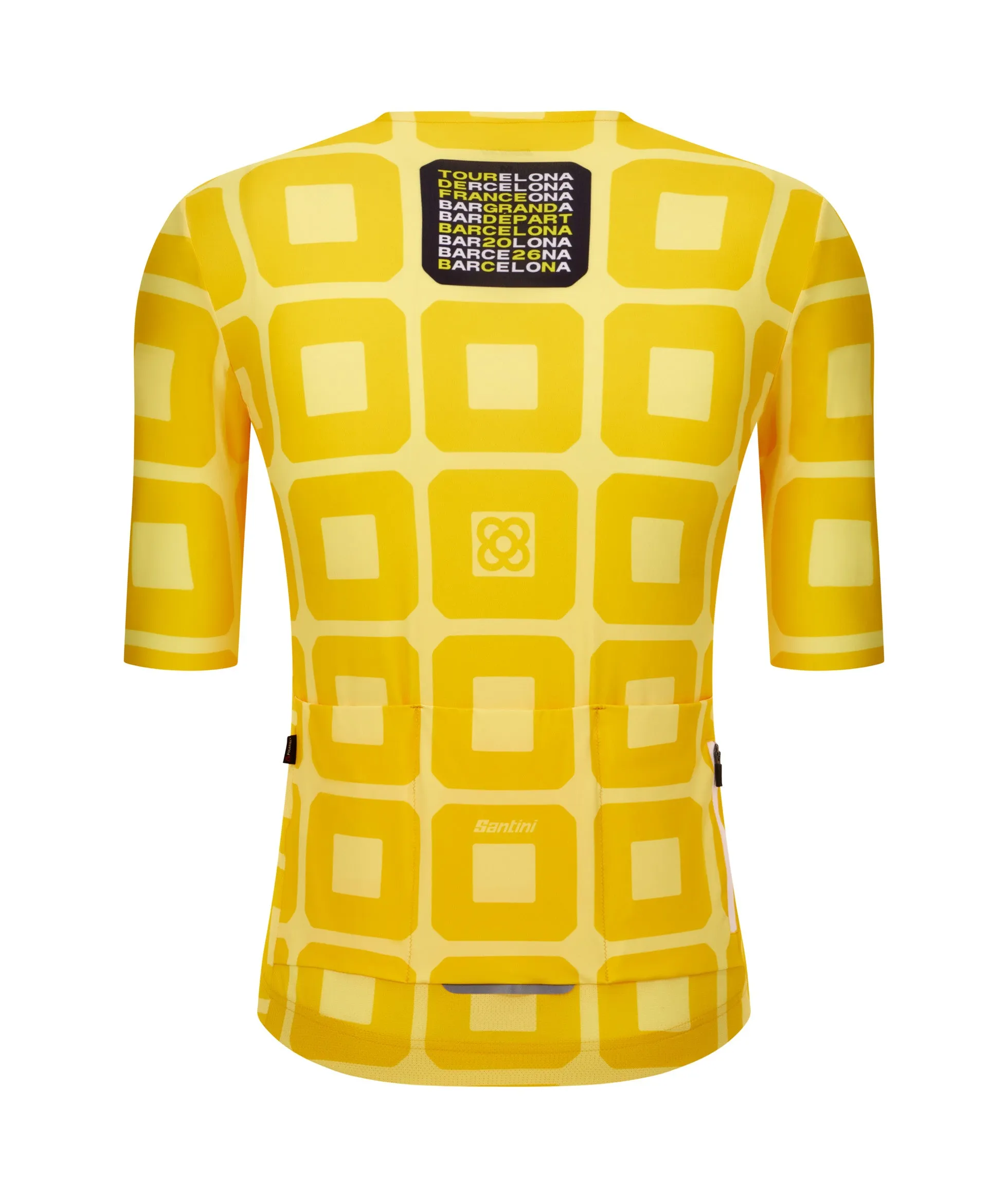 SANTINI Gran Départ Barcelone Jersey - Yellow - Image 2