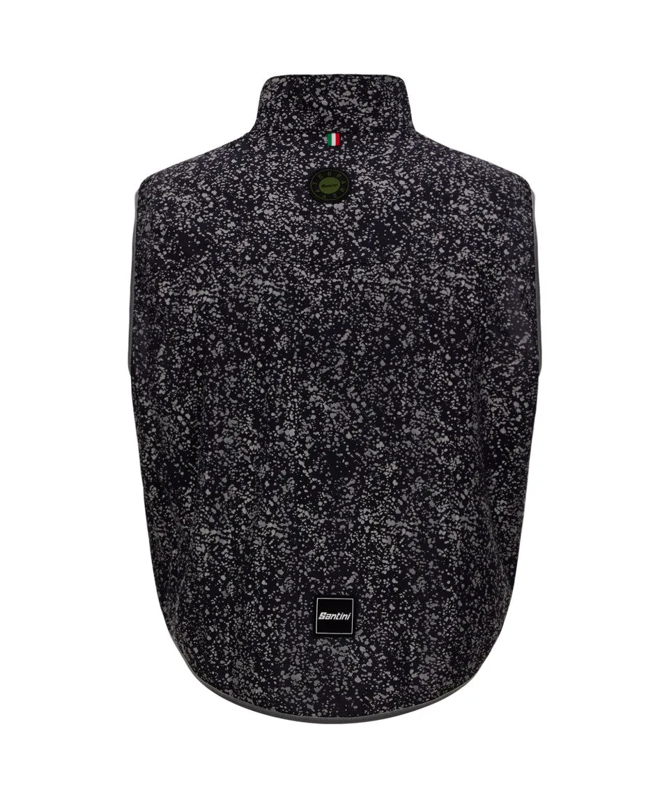 SANTINI High Vis Wind Vest - Black - Image 2