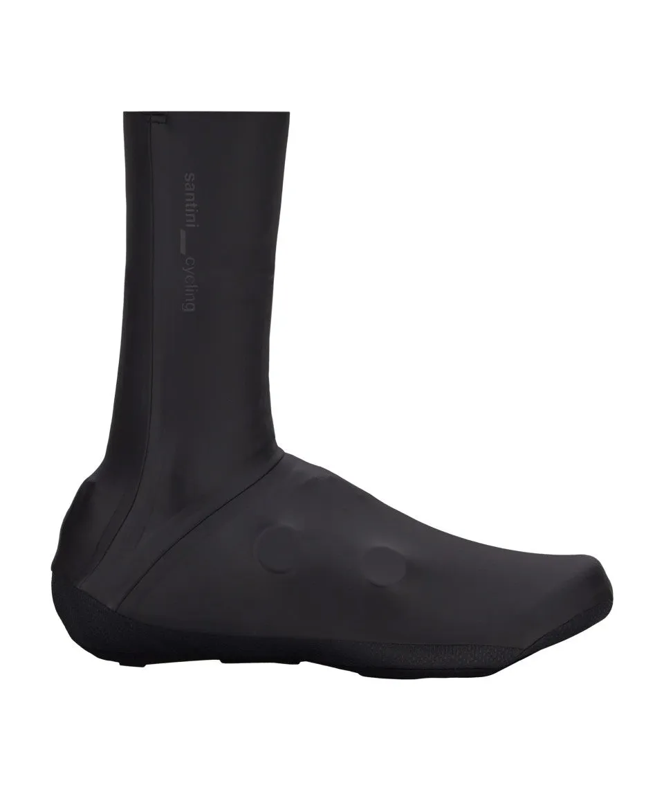 SANTINI Lite Aero Waterproof Shoe Covers - Black - Image 3