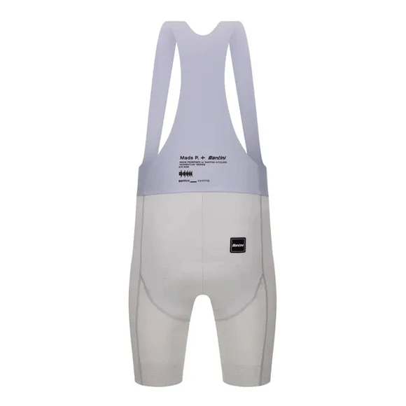 SANTINI Mads Pedersen Bib Shorts - Off White - Image 2