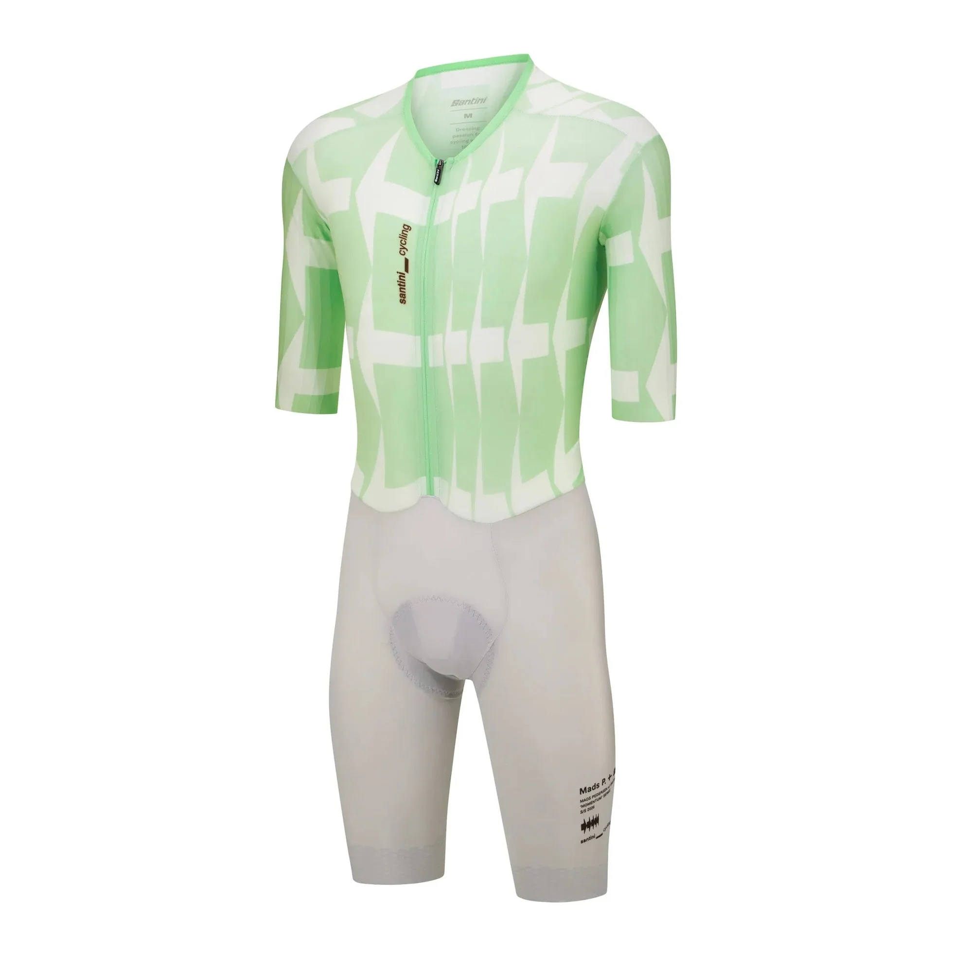 SANTINI MADS PEDERSEN MOMENTUM SERIES AEROSUIT - Light Green - Image 3