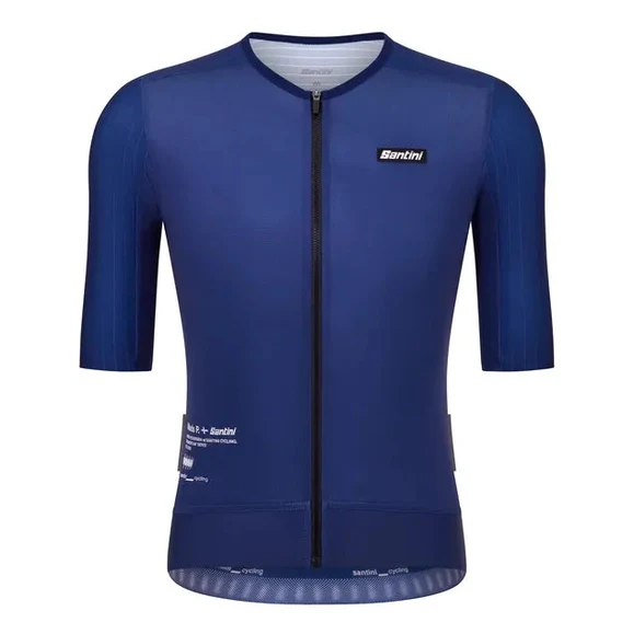 SANTINI Mads Pedersen Momentum Series Unisex Jersey - Navy Blue