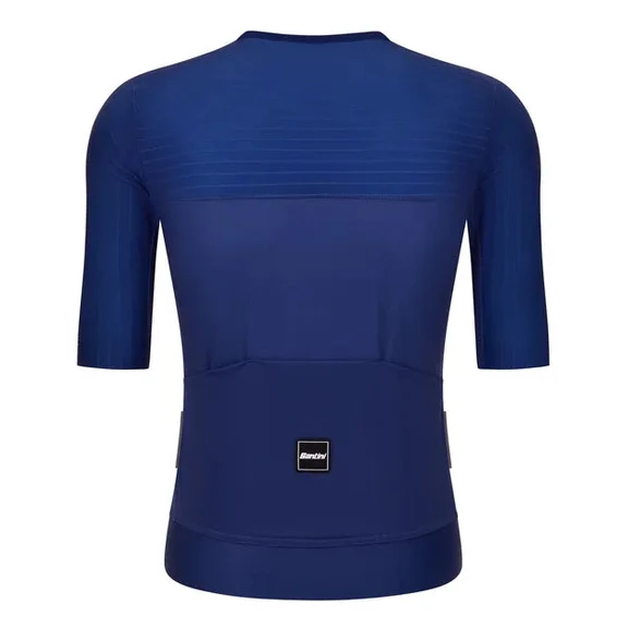 SANTINI Mads Pedersen Momentum Series Unisex Jersey - Navy Blue - Image 2