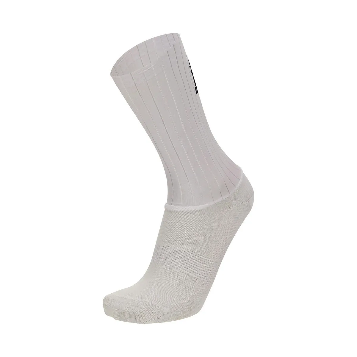 SANTINI MADSS Aero High Profile Socks - White - Image 2