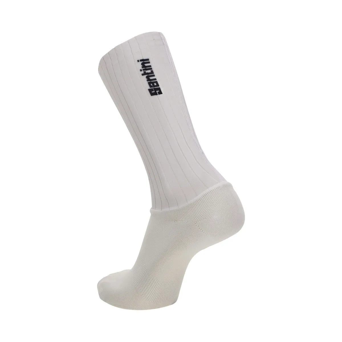 SANTINI MADSS Aero High Profile Socks - White - Image 3