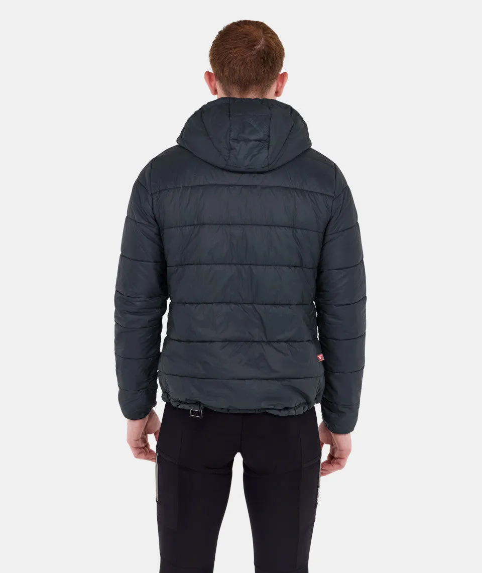 SANTINI Puffer Jacket - Black - Image 4