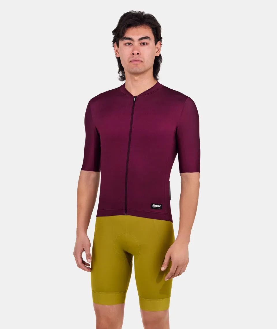 SANTINI Ready To Ride Unisex Jersey - Burgundy - Image 2