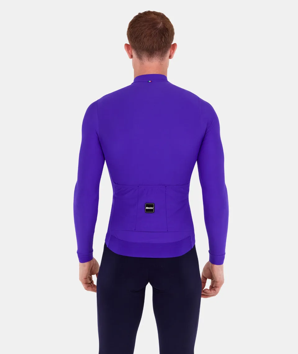 SANTINI Ready To Ride Unisex Long Sleeve Jersey - Aubergine - Image 5
