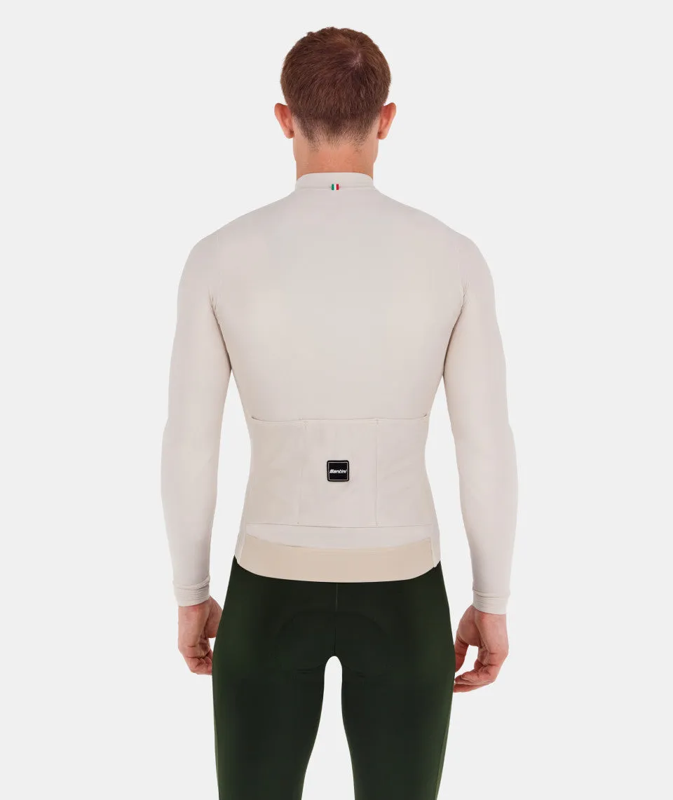 SANTINI Ready To Ride Unisex Long Sleeve Jersey - Capuccino - Image 5