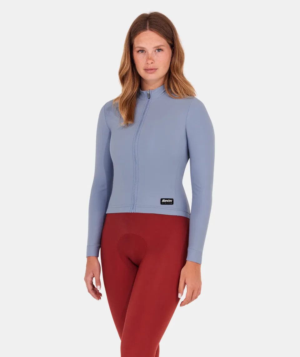 SANTINI Ready To Ride Unisex Long Sleeve Jersey - Light Blue - Image 3