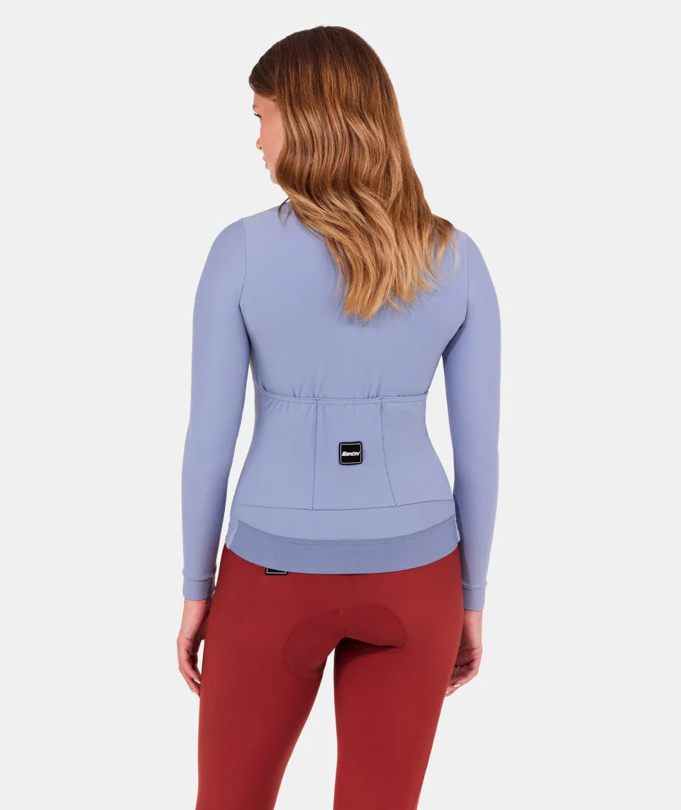 SANTINI Ready To Ride Unisex Long Sleeve Jersey - Light Blue - Image 4