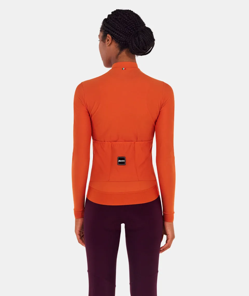 SANTINI Ready To Ride Unisex Long Sleeve Jersey - Orange - Image 3