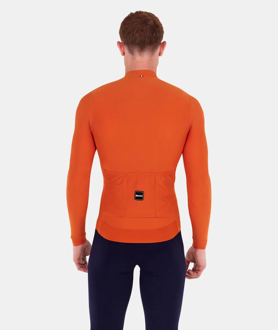 SANTINI Ready To Ride Unisex Long Sleeve Jersey - Orange - Image 5