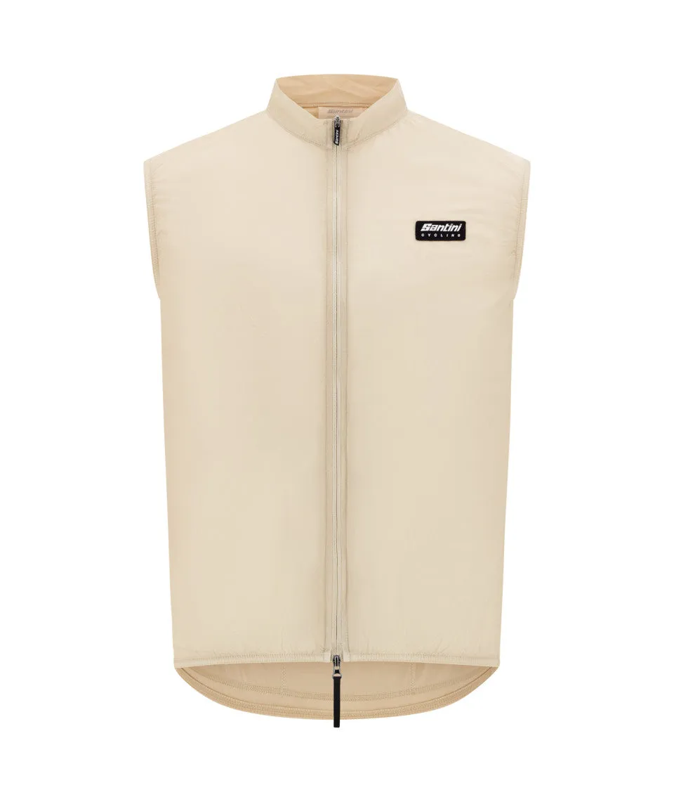 SANTINI Ready To Ride Windproof Vest - Cappuccino - Image 2