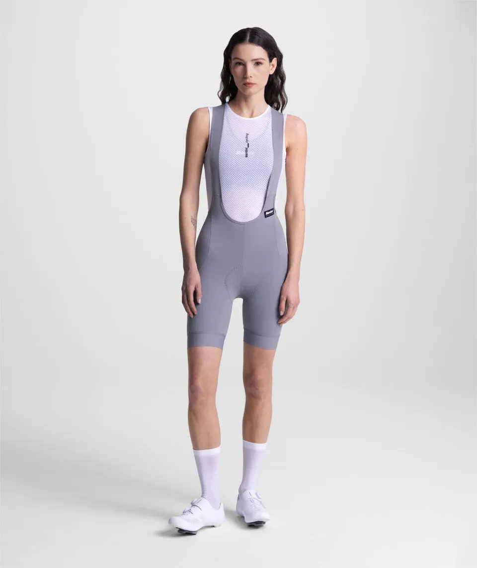 SANTINI Ready To Ride Women Bib Short - Asfalt To Grey