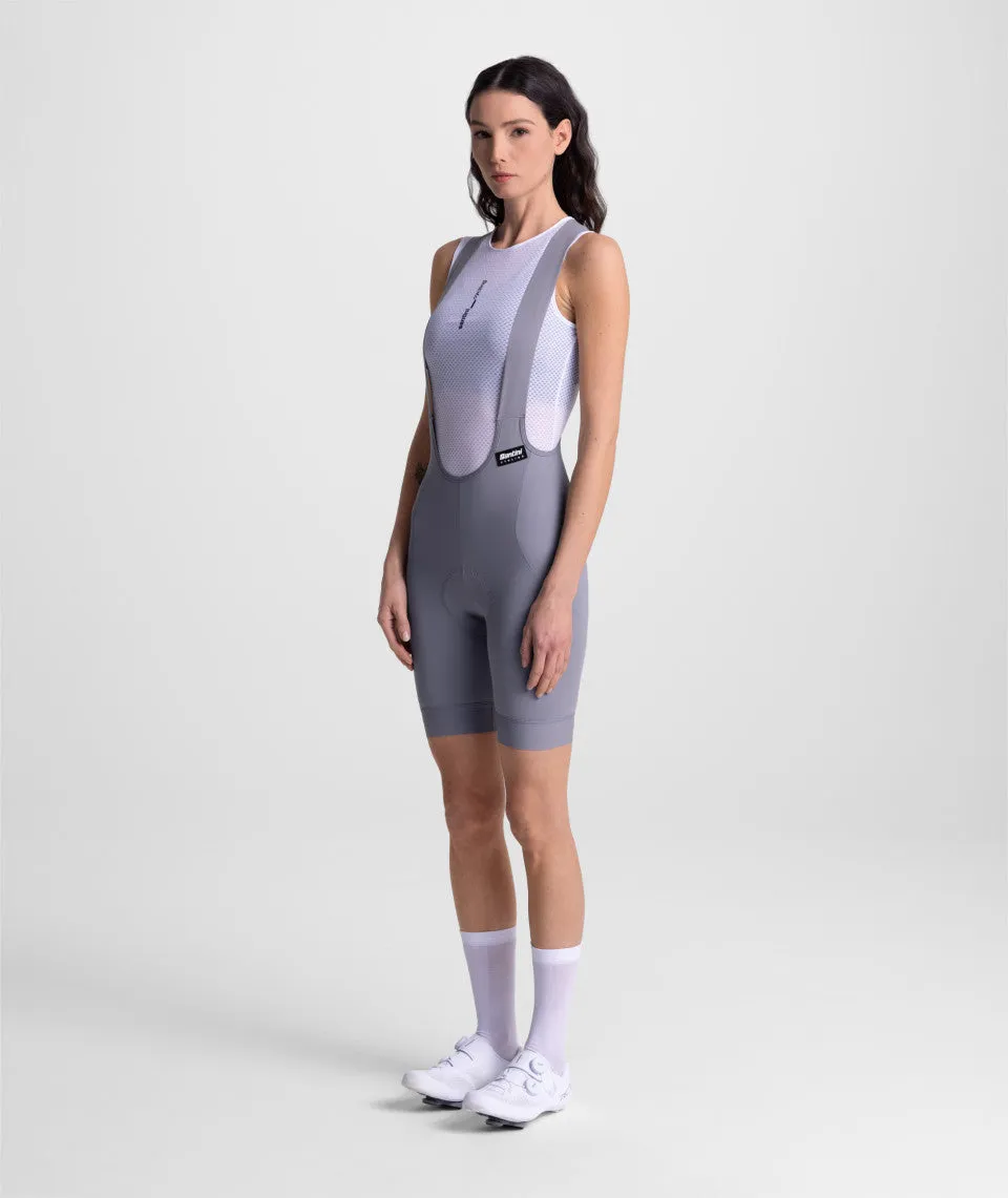 SANTINI Ready To Ride Women Bib Short - Asfalt To Grey - Image 3