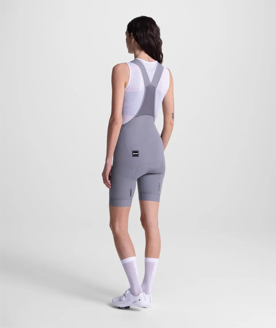 SANTINI Ready To Ride Women Bib Short - Asfalt To Grey - Image 4