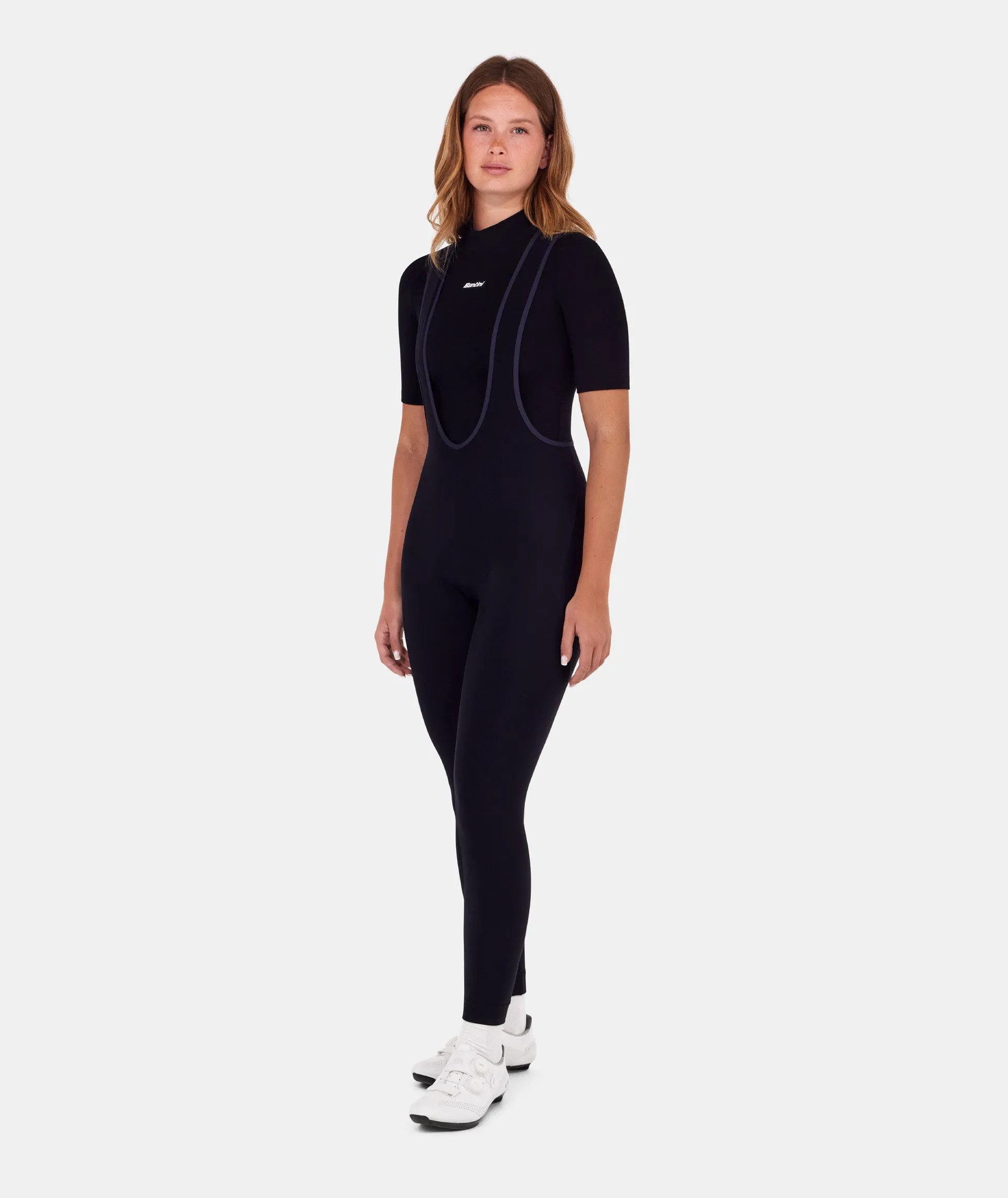 SANTINI Ready To Ride Women Bib Tights - Black - Image 2