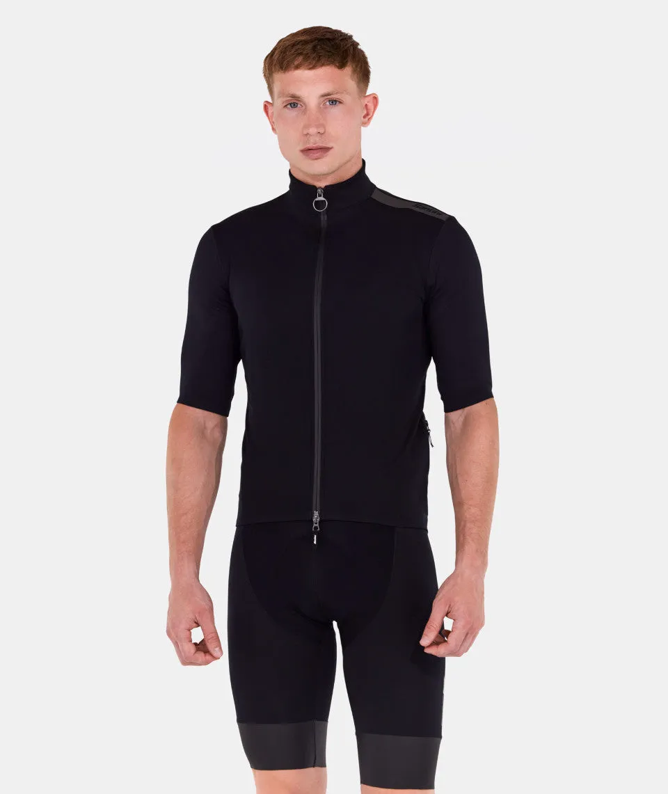 SANTINI Short Sleeved Rain Jacket - Black - Image 2