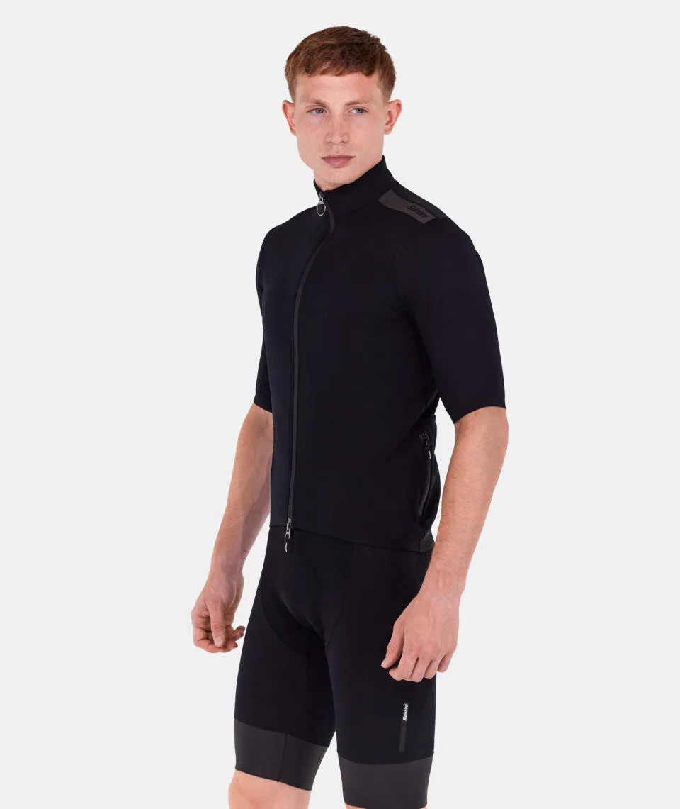 SANTINI Short Sleeved Rain Jacket - Black - Image 4