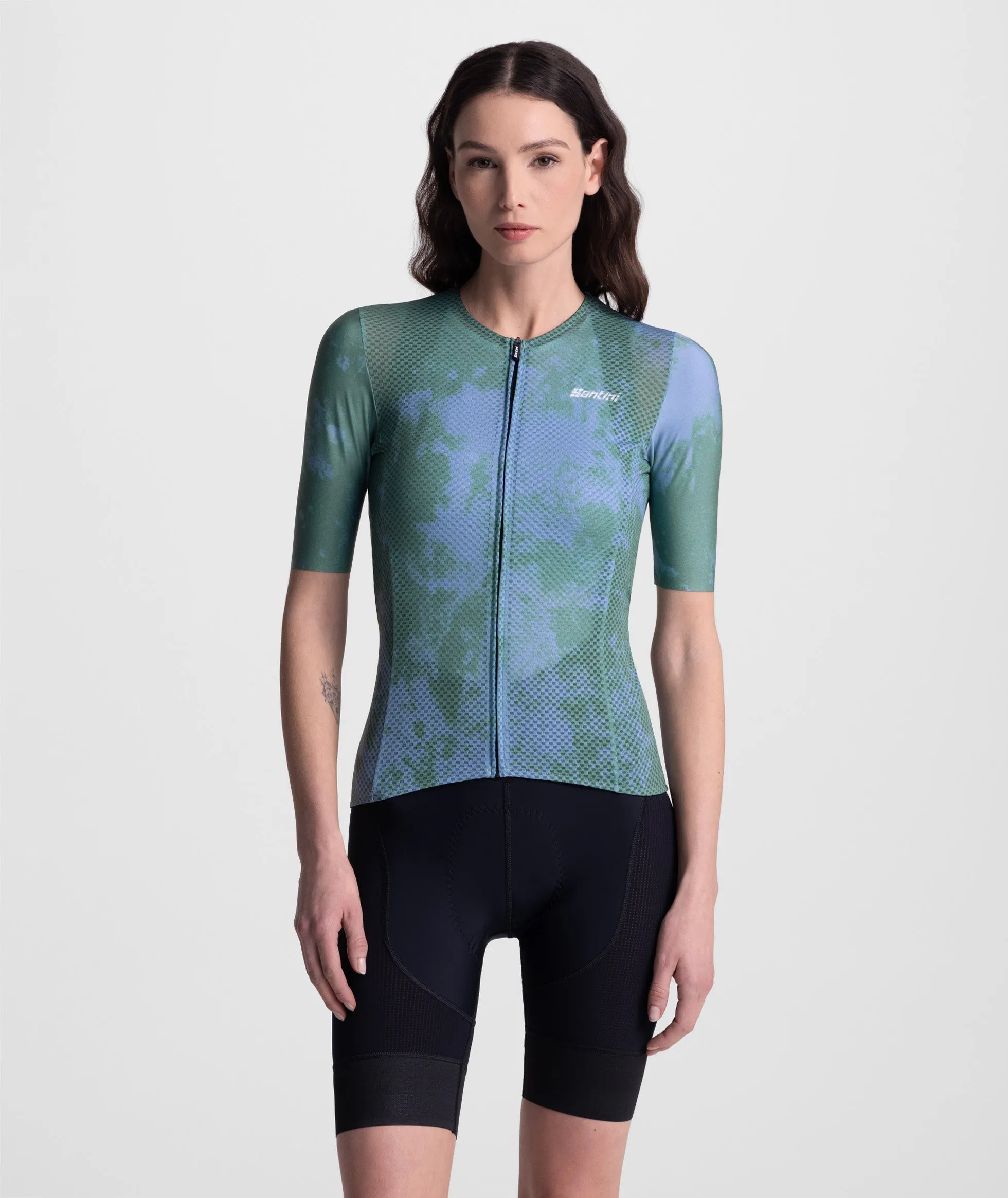 SANTINI Super Lite Unisex Jersey - Green - Image 2
