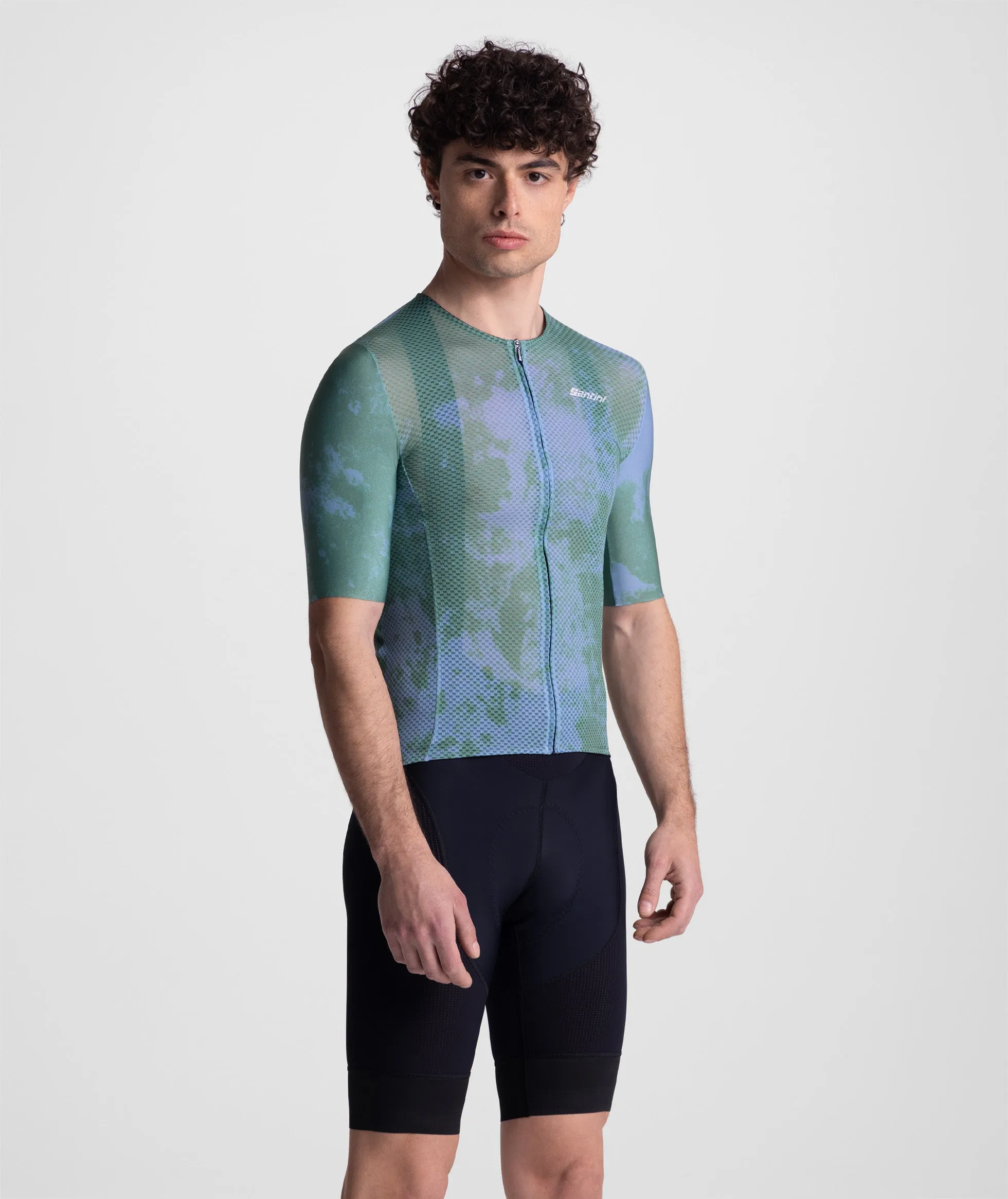 SANTINI Super Lite Unisex Jersey - Green - Image 5