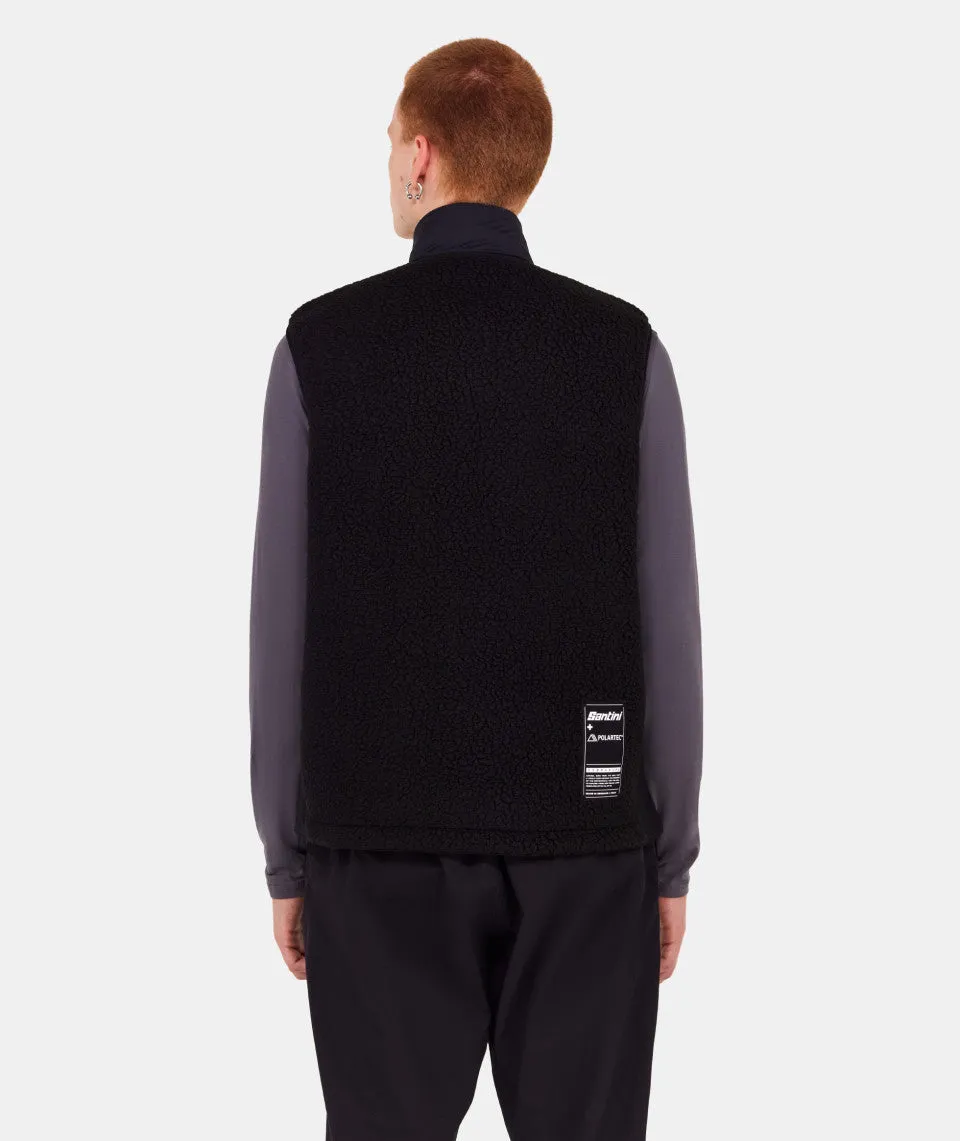 SANTINI Thermal Pro Fleece Vest - Black - Image 5