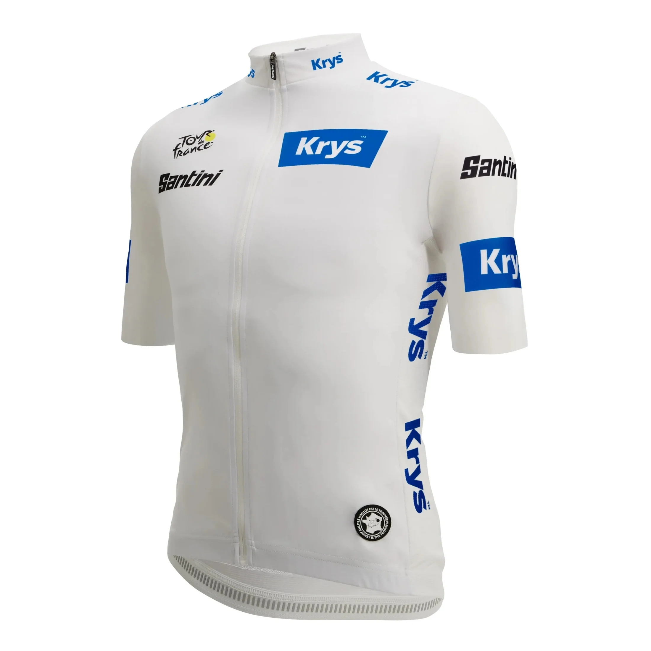SANTINI Tour De France White Jersey - White - Image 3