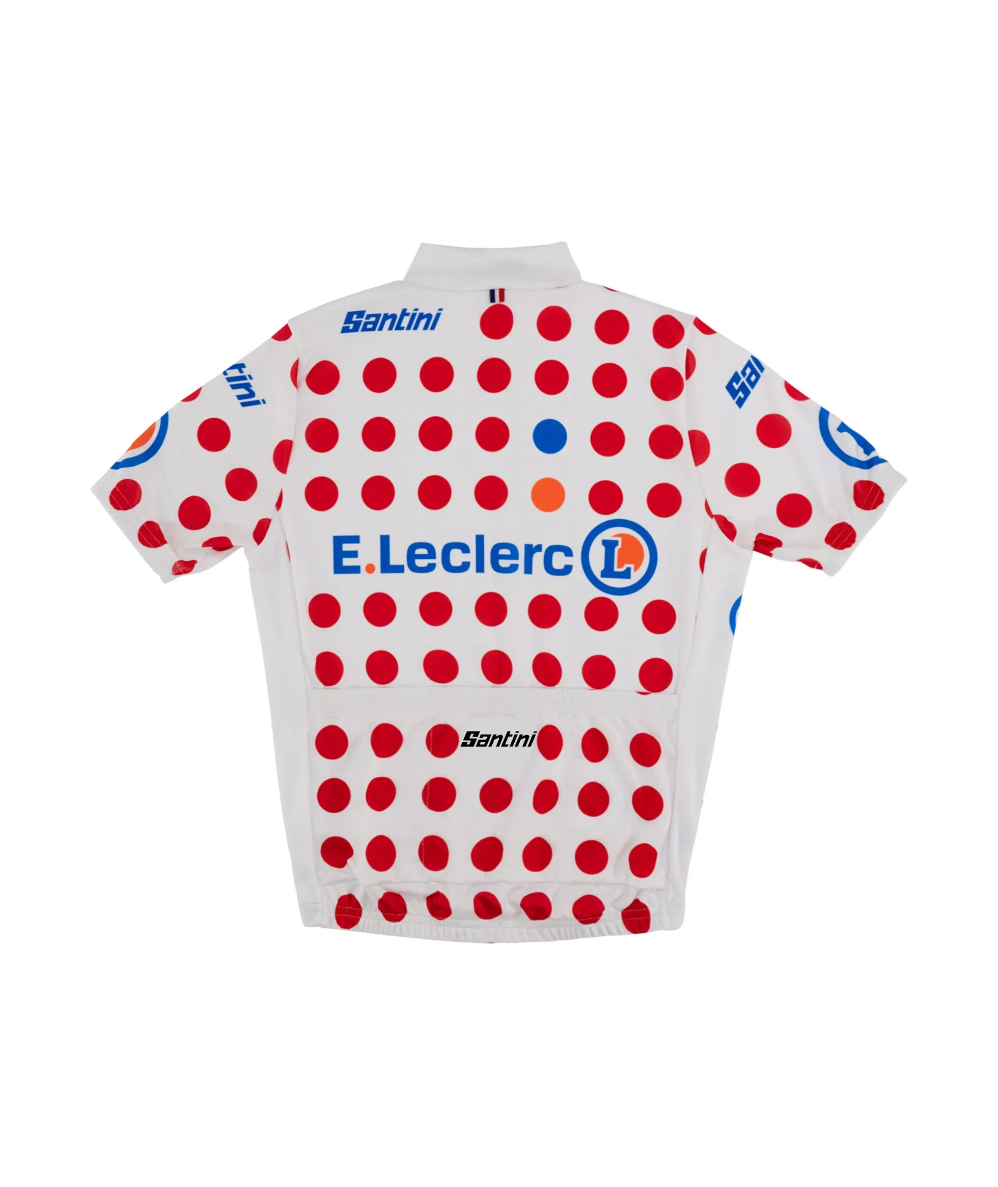 SANTINI Tour De France Kid Leader Jersey - Polka Dots - Image 2