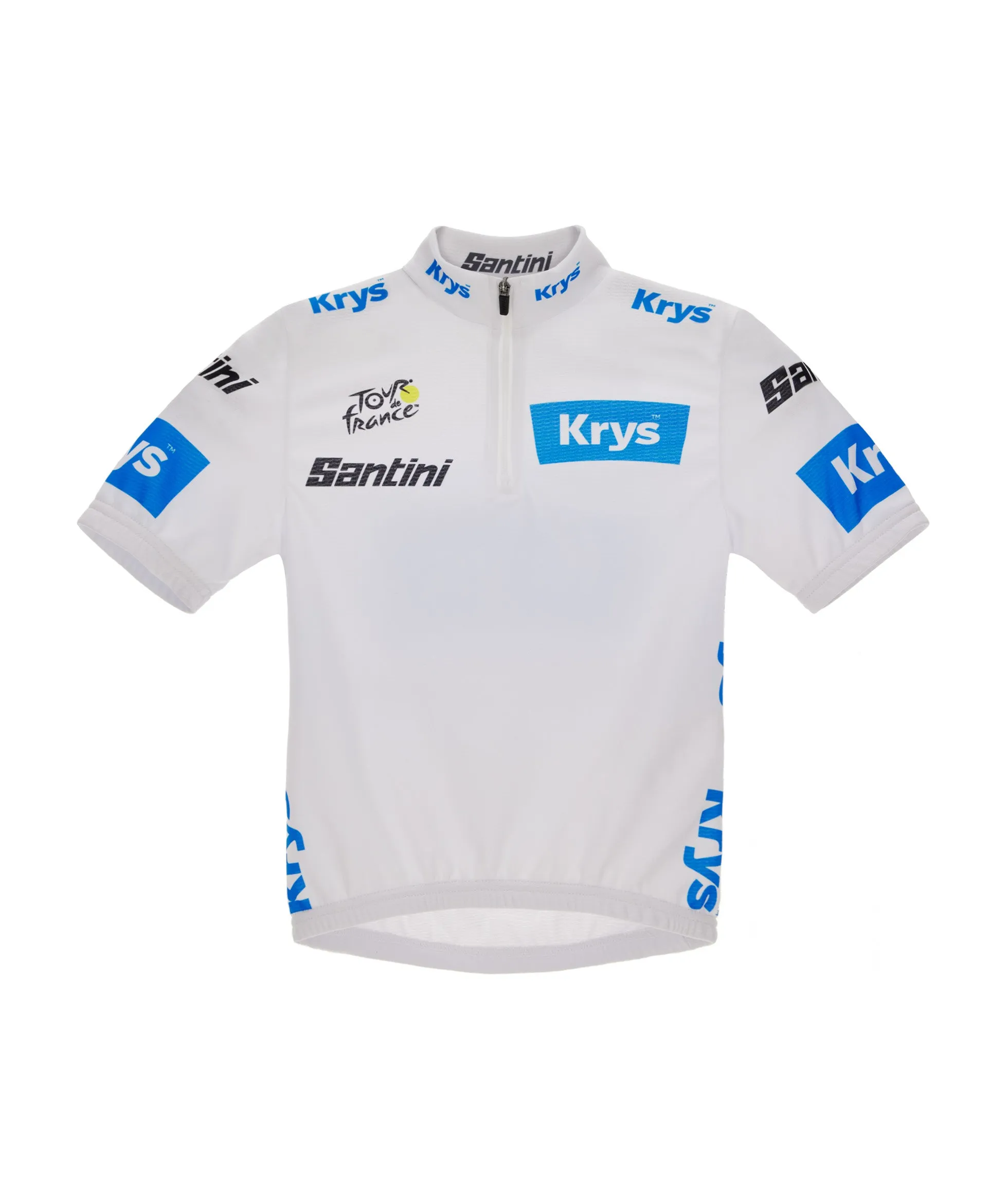 SANTINI Tour De France Kid Leader Jersey - White