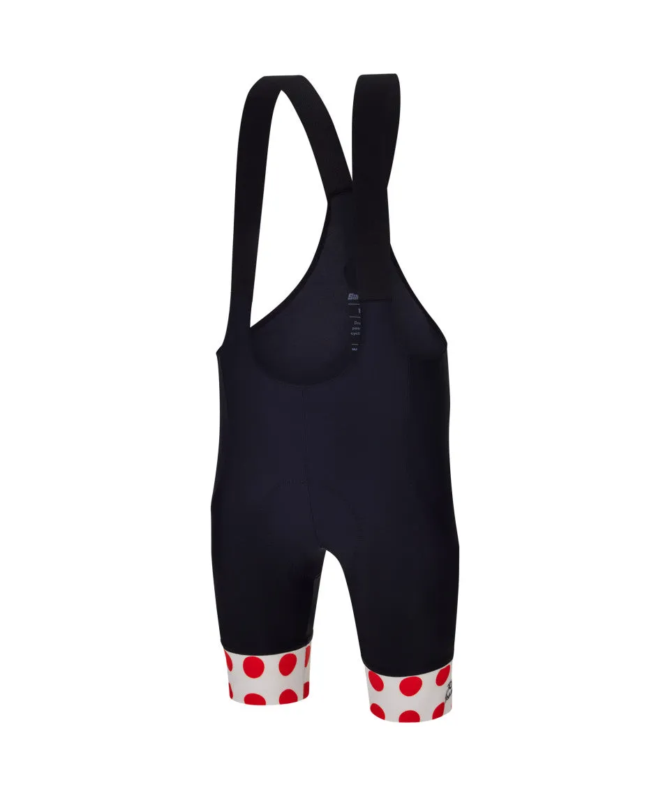SANTINI Tour de France Polka Dot Bib Shorts - Black - Image 3