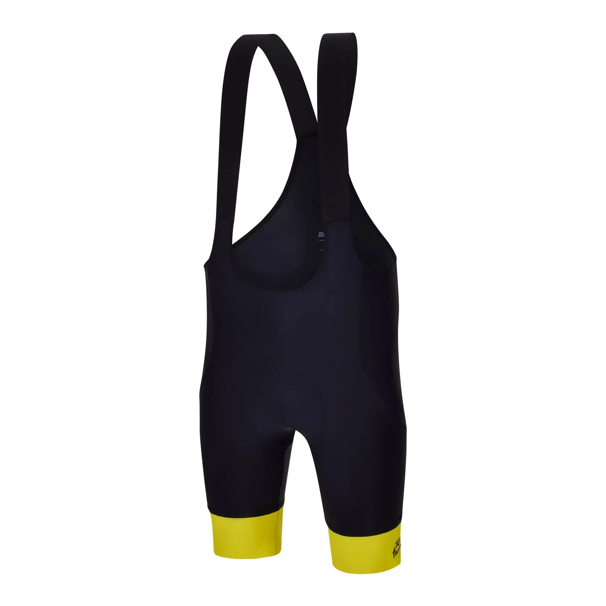 SANTINI Tour De France Yellow Jersey Bib Short - Black/Yellow - Image 3