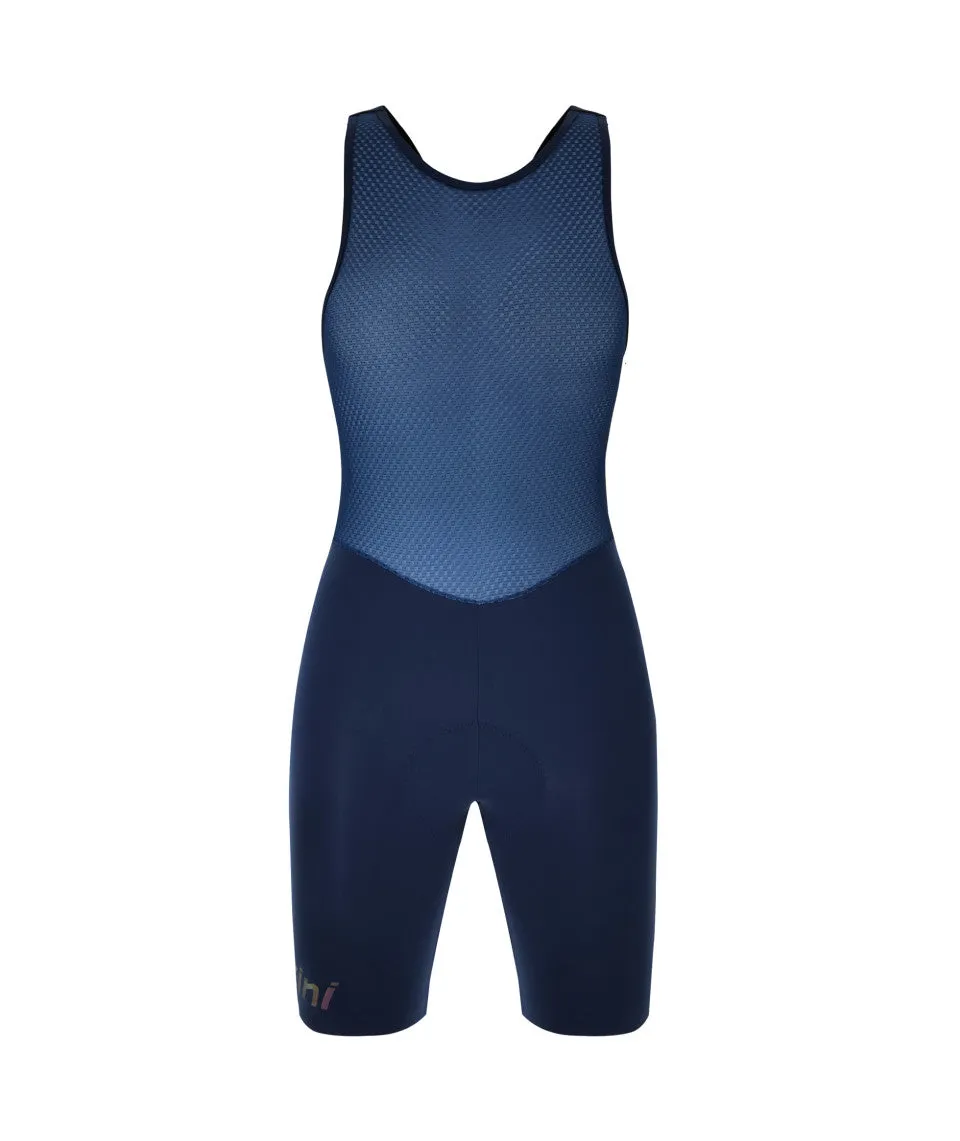 SANTINI Unico Edge Women Bib Short - Blau Nautica - Image 2