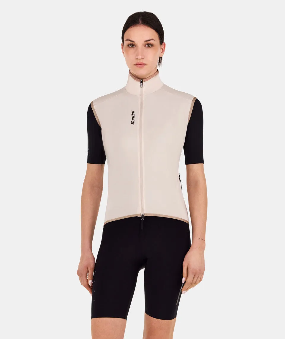 SANTINI Waterproof Gilet Unisex - Cappuccino - Image 4