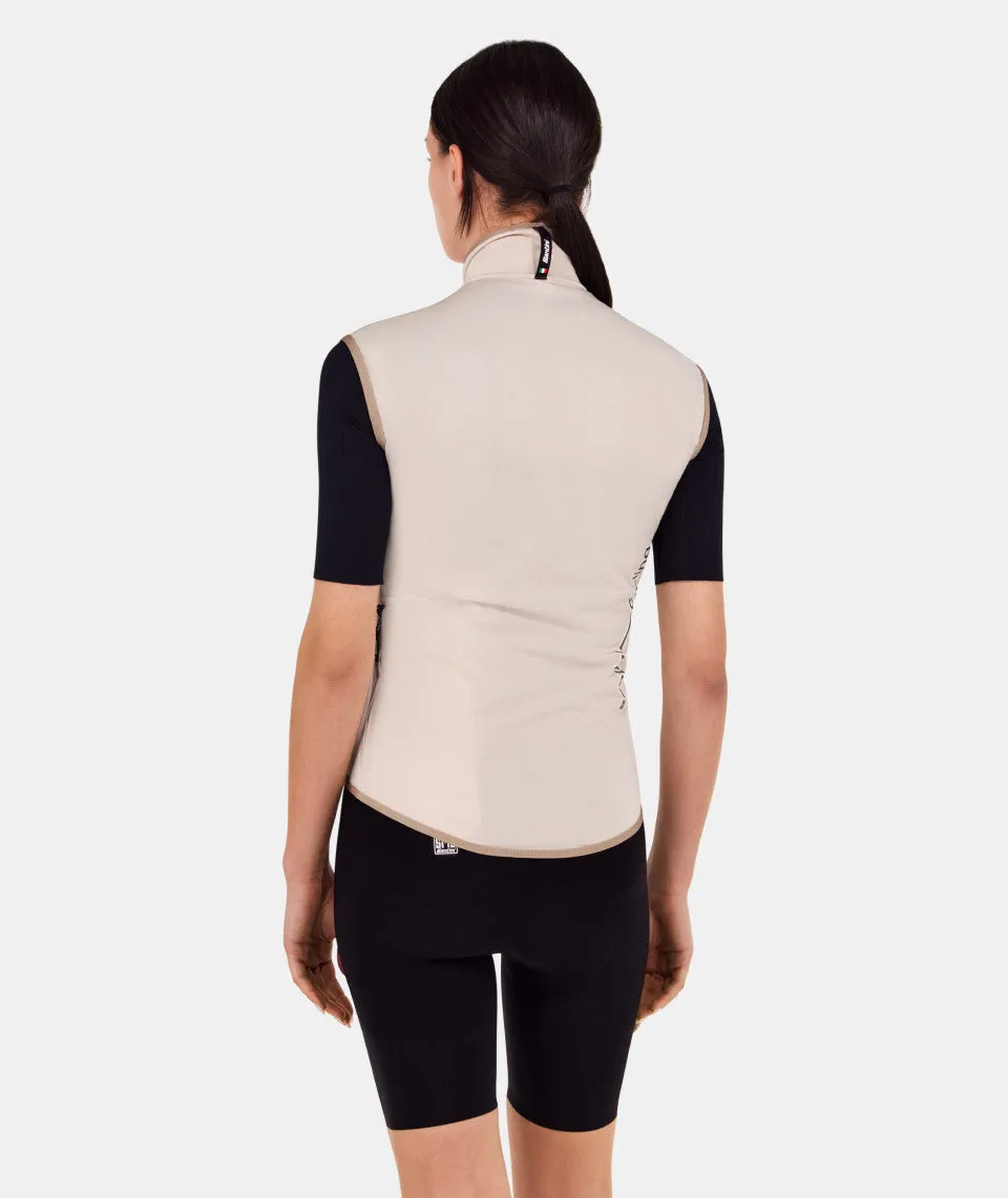 SANTINI Waterproof Gilet Unisex - Cappuccino - Image 5